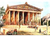 Soaring Ionic Facade of the Temple of the Ephesian Diana